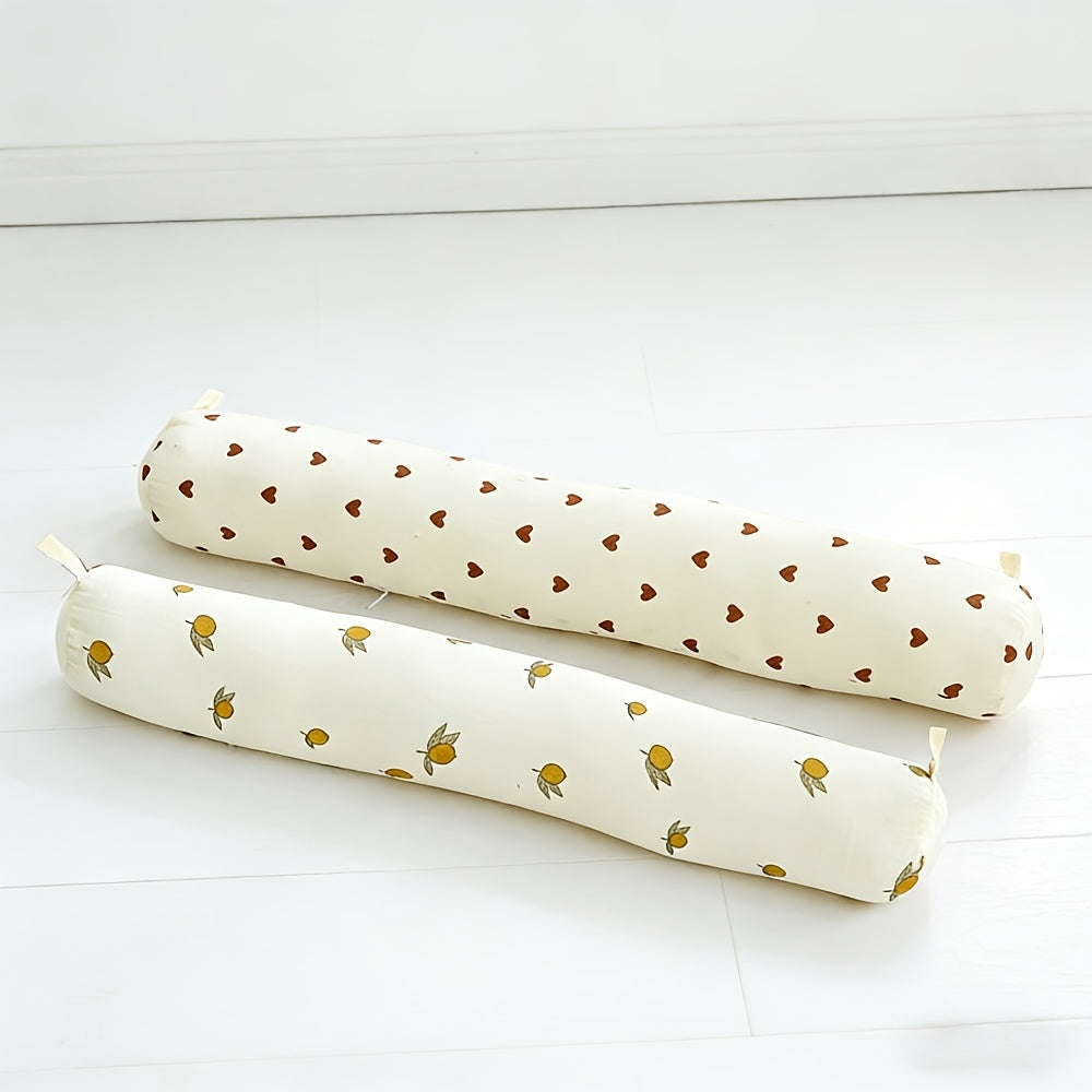 2pcs Baby Pillow Set, Cartoon Cylindrical Pillow, Long Rectangular Throw Pillow That Can Be Washed, Comfortable Cushion Pillow, Multiple Patterns Available