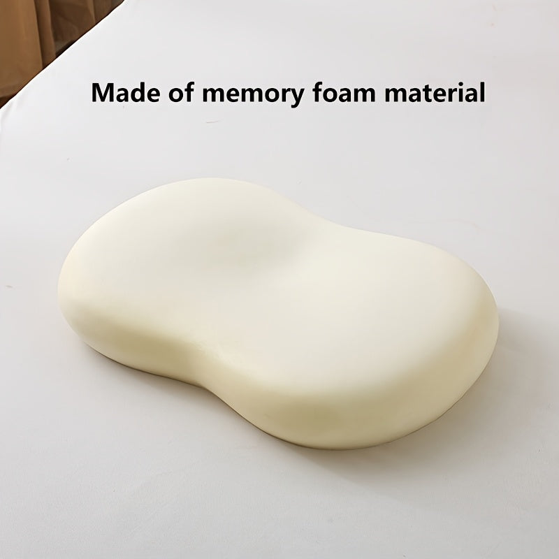 1pc Outdoor Camping Pillow, Bed Pillow, Sofa Pillow, Memory Foam Pillow, Cervical Spine Support for Better Sleep, Sleep Pillow, Designed for Adults And Students for Comfortable Sleeping, Ultra-Soft Headrest, a Pillow As Soft As a Cat'S Belly
