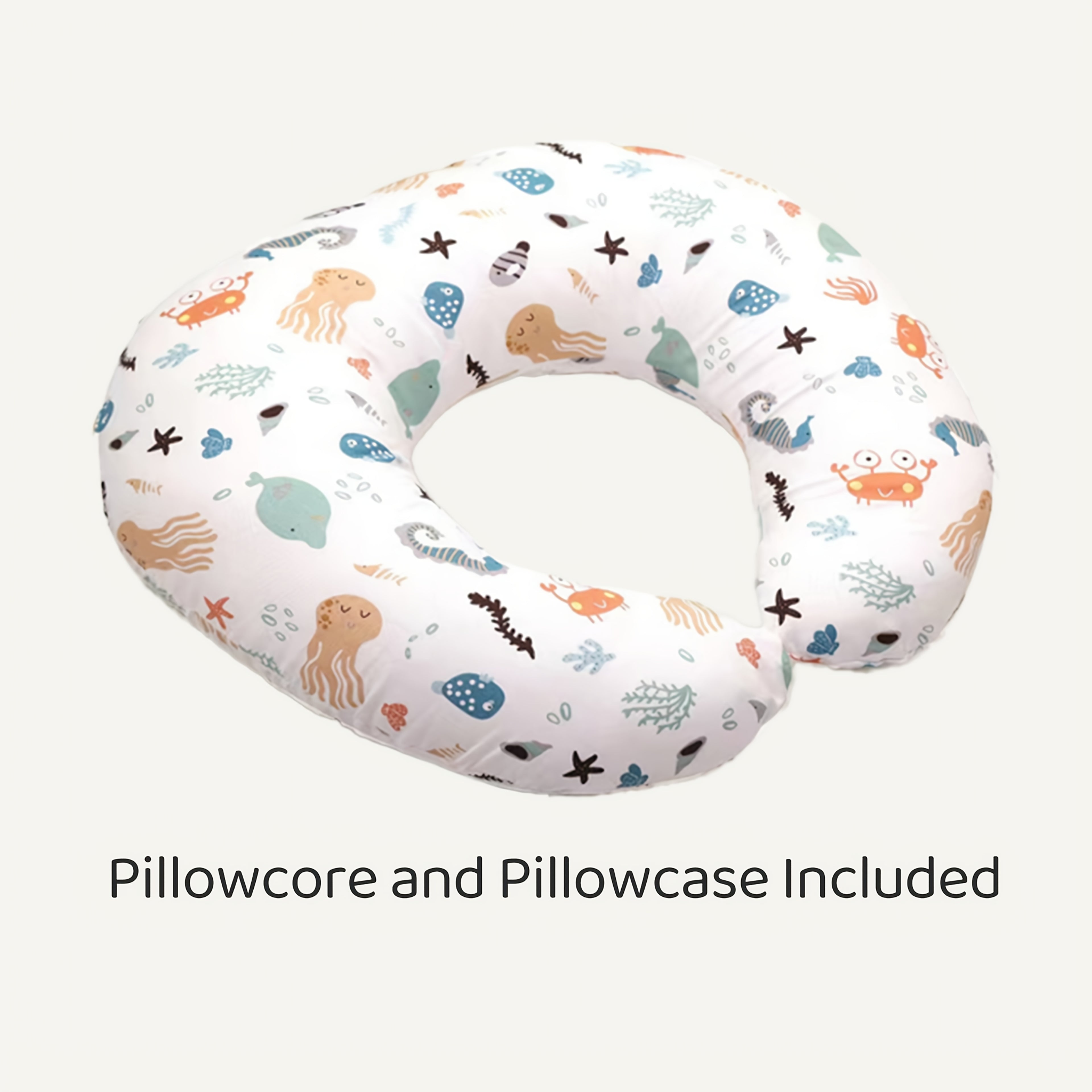 1pc Multifunctional Nursing Pillow with Removable Pillowcase, C-shaped Nursing Pillow Nursing Pillow, Designed for Youngsters Youngsters And Youngsters, Gifts for New Moms, Youngsters Shower Gifts
