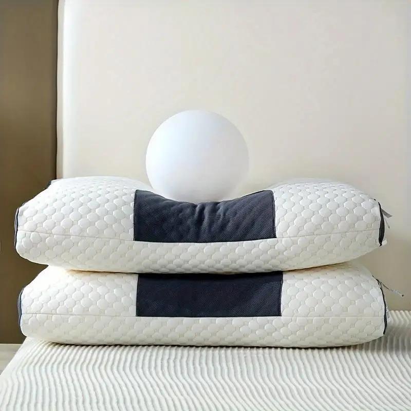 Upgraded Cervical Pillow - Ergonomic Neck for Deep - Suitable for Side and Back Sleepers - Enjoy a Soothing Home Massage - Durable, Machine-washable Pillow Core for Year-round Comfort - Ideal as an Exquisite Gift, Headrest, Stomach Sleeper Pillow