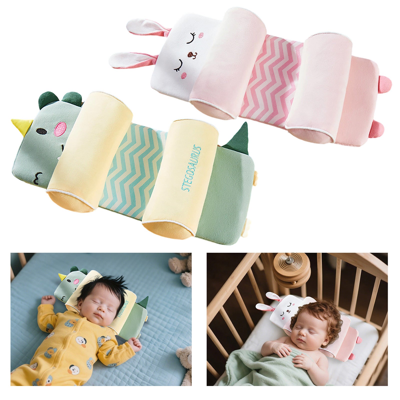 Orthopedic Newborn Shaping Cushion, Filled with Natural Buckwheat | Breathable Fabric & Ergonomic Design, Suitable for Flat Feet, Made of Polyester Fiber, for Ages 0-6 Months, Versatile Use