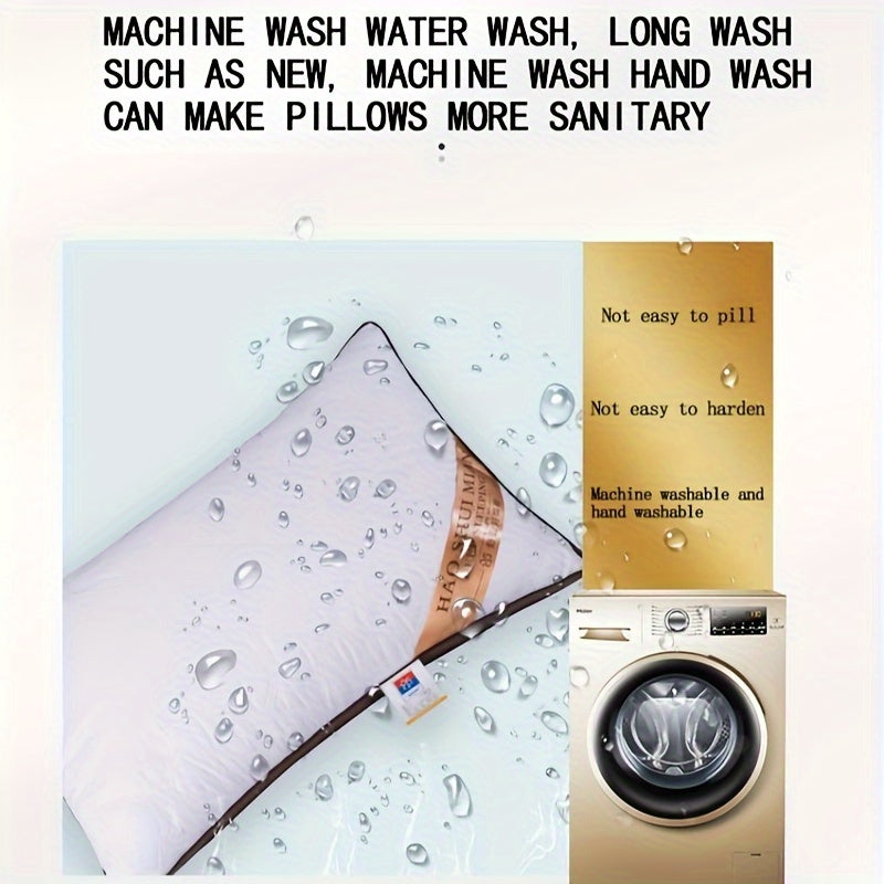 The Material Is Gentle, Friendly to The Skin, And Allows Air Circulation, Providing a Soft Sensation. Its Comfortable And Airy Quality Enhances The Fluffiness of The Pillow And Offers Improved Neck Support