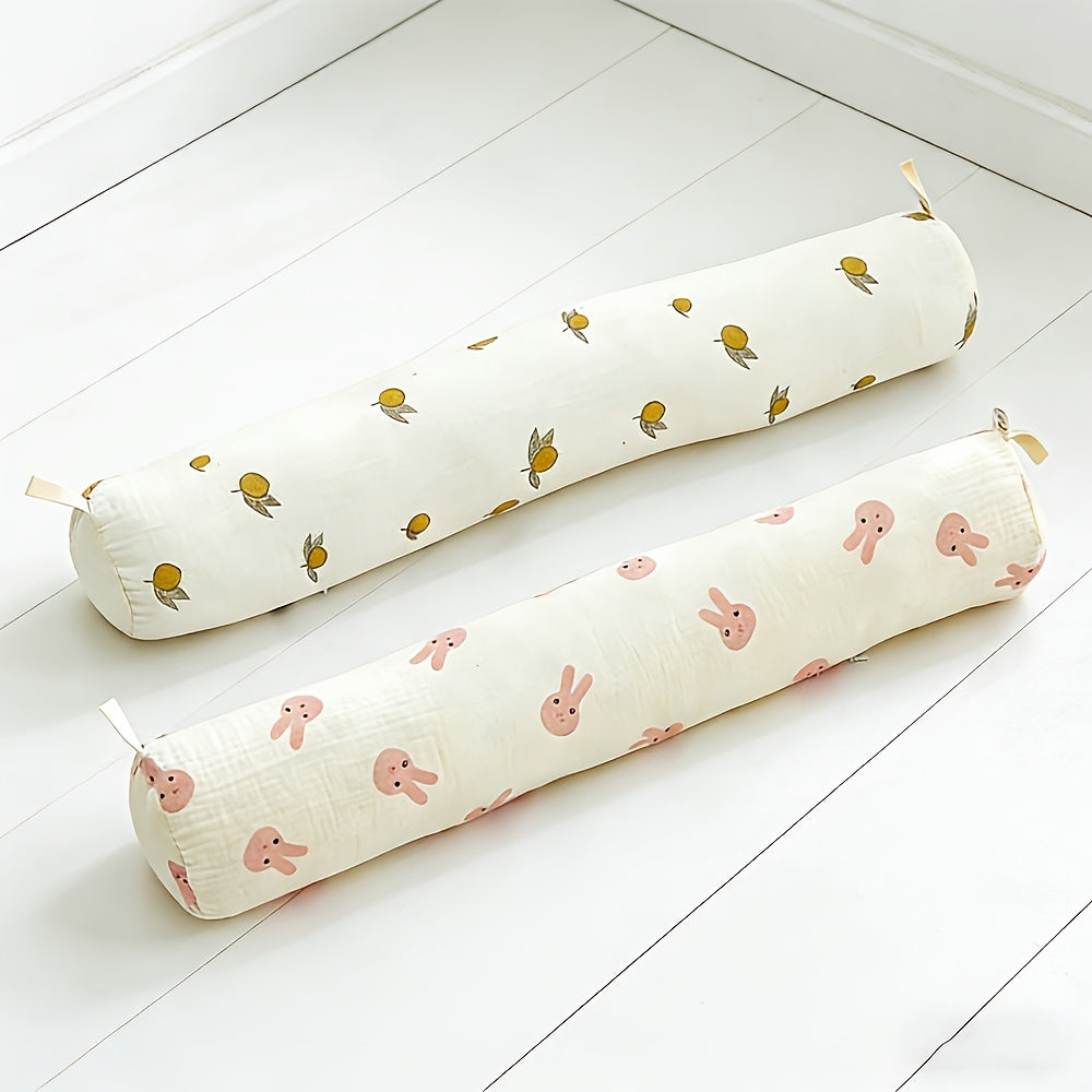 2pcs Baby Pillow Set, Cartoon Cylindrical Pillow, Long Rectangular Throw Pillow That Can Be Washed, Comfortable Cushion Pillow, Multiple Patterns Available