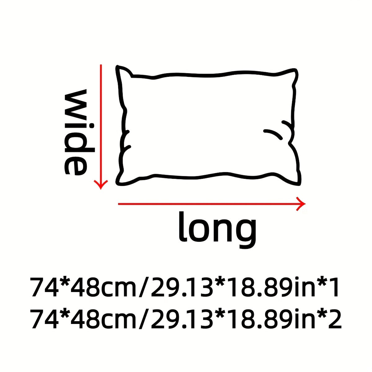 1\u002F2pcs, a Pair of Pillow Inserts, Cartoon Animals, Three-dimensional Embroidery, Good Support, Fluffy and Soft, High Resilience, Soft and Skin-friendly, Class A, Conforms to the Head, Soft Support, Machine Washable