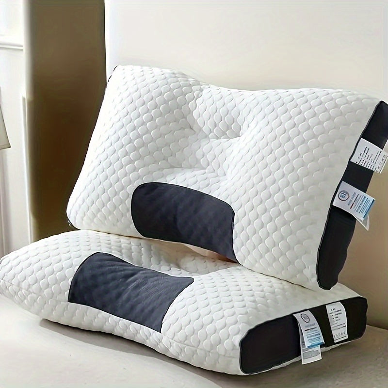 Upgraded Cervical Pillow - Ergonomic Neck for Deep - Suitable for Side and Back Sleepers - Enjoy a Soothing Home Massage - Durable, Machine-washable Pillow Core for Year-round Comfort - Ideal as an Exquisite Gift, Headrest, Stomach Sleeper Pillow
