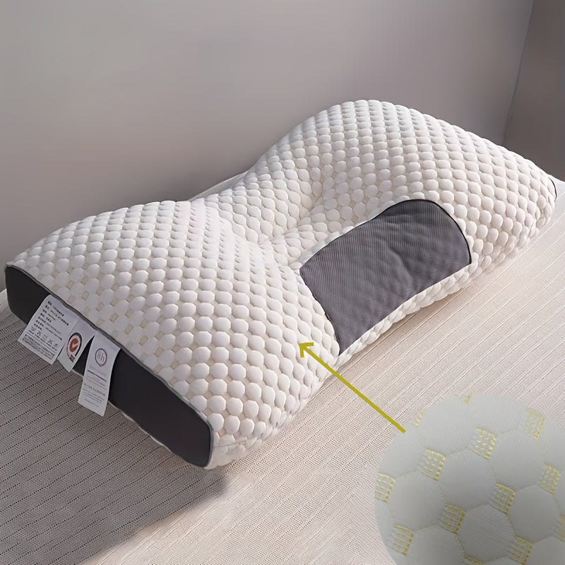Upgraded Cervical Pillow - Ergonomic Neck for Deep - Suitable for Side and Back Sleepers - Enjoy a Soothing Home Massage - Durable, Machine-washable Pillow Core for Year-round Comfort - Ideal as an Exquisite Gift, Headrest, Stomach Sleeper Pillow