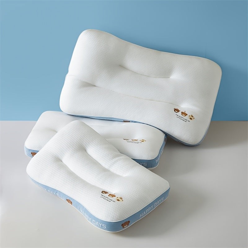 1pc, Bear-Themed Parent- Pillow Core, Soft And Neck-Friendly, Cares for Sleep, Breathable And Refreshing, High Resilience Support, Versatile Use, Multifunctional Pillow, Perfect Gift
