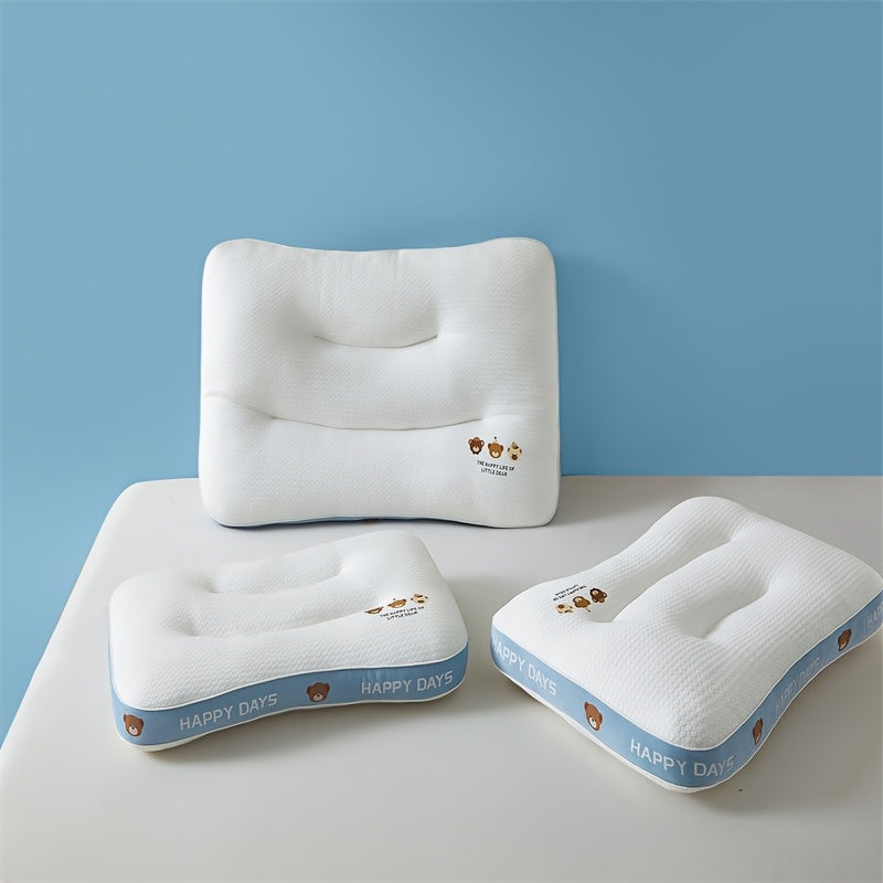 1pc, Bear-Themed Parent- Pillow Core, Soft And Neck-Friendly, Cares for Sleep, Breathable And Refreshing, High Resilience Support, Versatile Use, Multifunctional Pillow, Perfect Gift