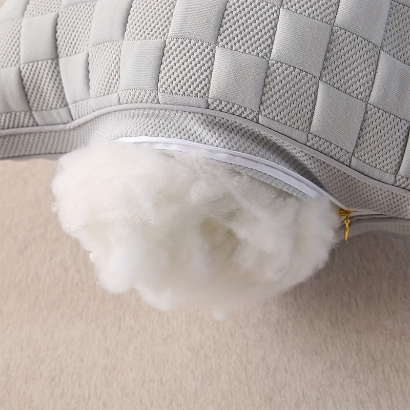 1\u002F2pcs of High-End Luxury Soft And Comfortable Pillows, Five-Star Hotel Quality, Bedding for Home Use, Adult Single High Pillows, Fluffy And Resilient, Designed to Promote Sleep And Support The Neck, Machine Washable, Moisture-Wicking