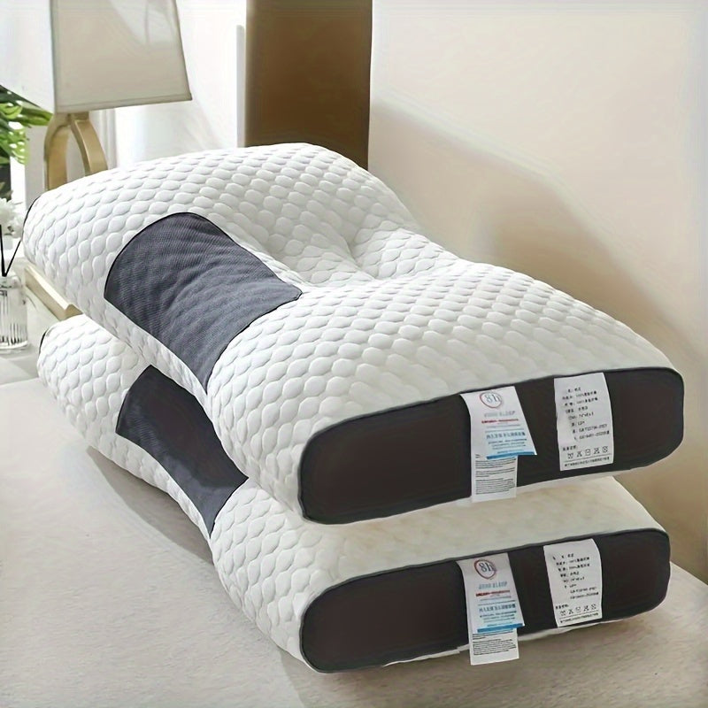 Upgraded Cervical Pillow - Ergonomic Neck for Deep - Suitable for Side and Back Sleepers - Enjoy a Soothing Home Massage - Durable, Machine-washable Pillow Core for Year-round Comfort - Ideal as an Exquisite Gift, Headrest, Stomach Sleeper Pillow