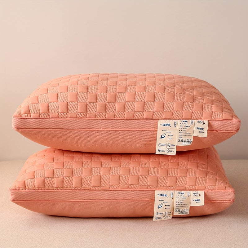1\u002F2pcs of High-End Luxury Soft And Comfortable Pillows, Five-Star Hotel Quality, Bedding for Home Use, Adult Single High Pillows, Fluffy And Resilient, Designed to Promote Sleep And Support The Neck, Machine Washable, Moisture-Wicking