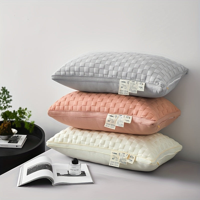 1\u002F2pcs of High-End Luxury Soft And Comfortable Pillows, Five-Star Hotel Quality, Bedding for Home Use, Adult Single High Pillows, Fluffy And Resilient, Designed to Promote Sleep And Support The Neck, Machine Washable, Moisture-Wicking