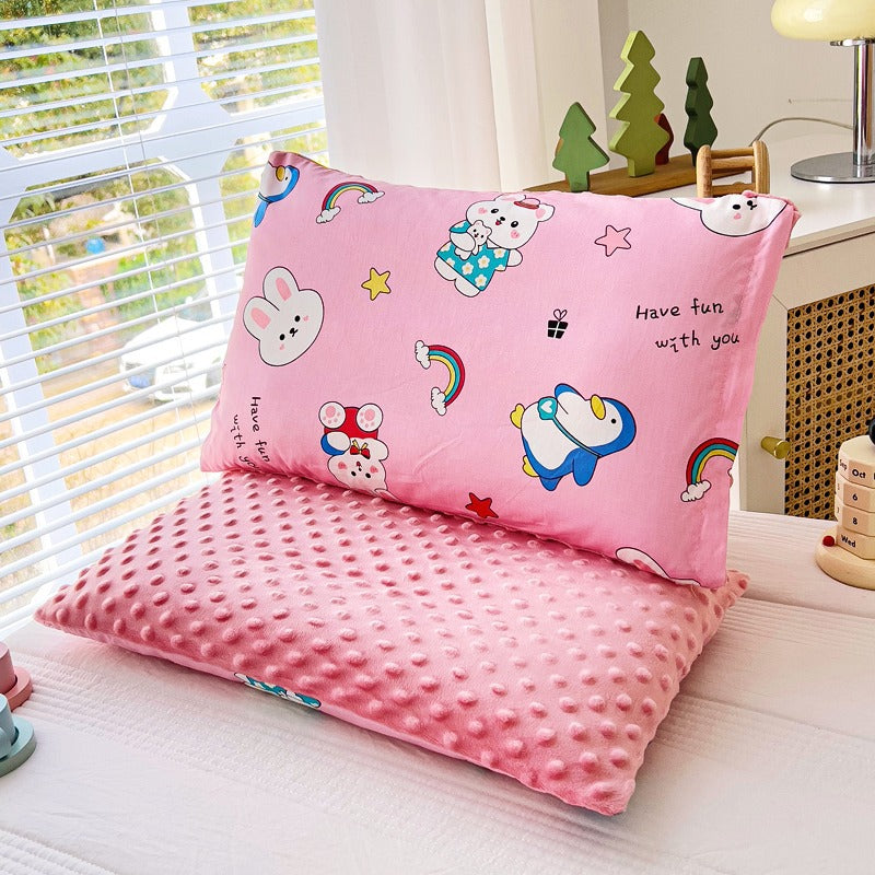 A Set of Pillowcase And Pillow Core, Elongated Pillows That Are Softer And More Comfortable, Available in Various Styles, Warm-Colored Pillows, Perfect As Housewarming Gifts