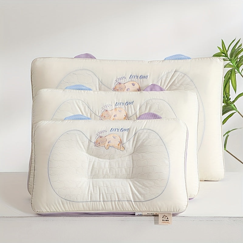1pc Pillow Insert • Skin-friendly, Soft and Comfortable • Dry and Breathable, Non-stuffy • with Rebound Support • Multiple Styles Available, Cartoon Style